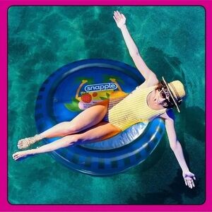 SNAPPLE Inflatable Pool Float NWT